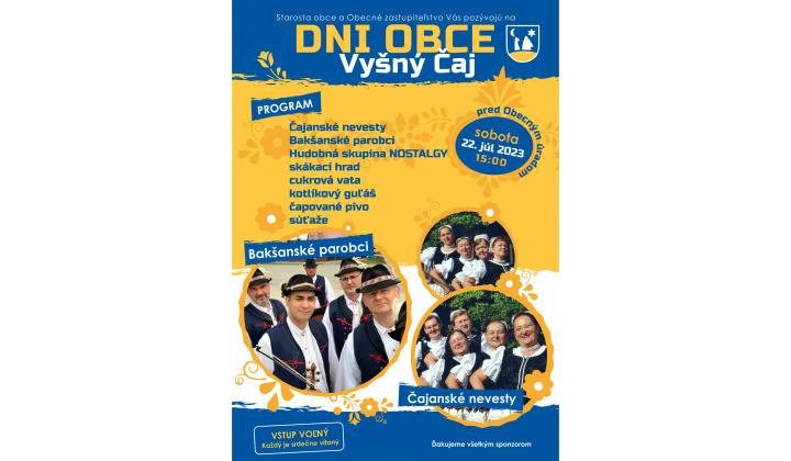 Dni obce Vyšný Čaj