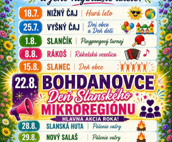 Aktuality / Akcie Slanského mikroregiónu  - foto
